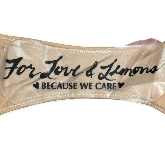 Revolve For Love & Lemons La Rochelle Bikini Bottoms in White Size Large NWT - Picture 8 of 12